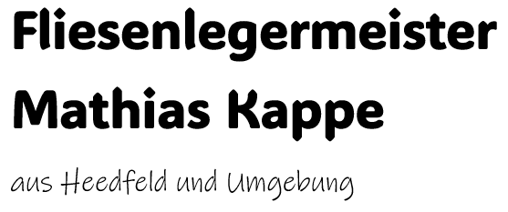 Fliesenlegermeister Matthias Kappe Logo